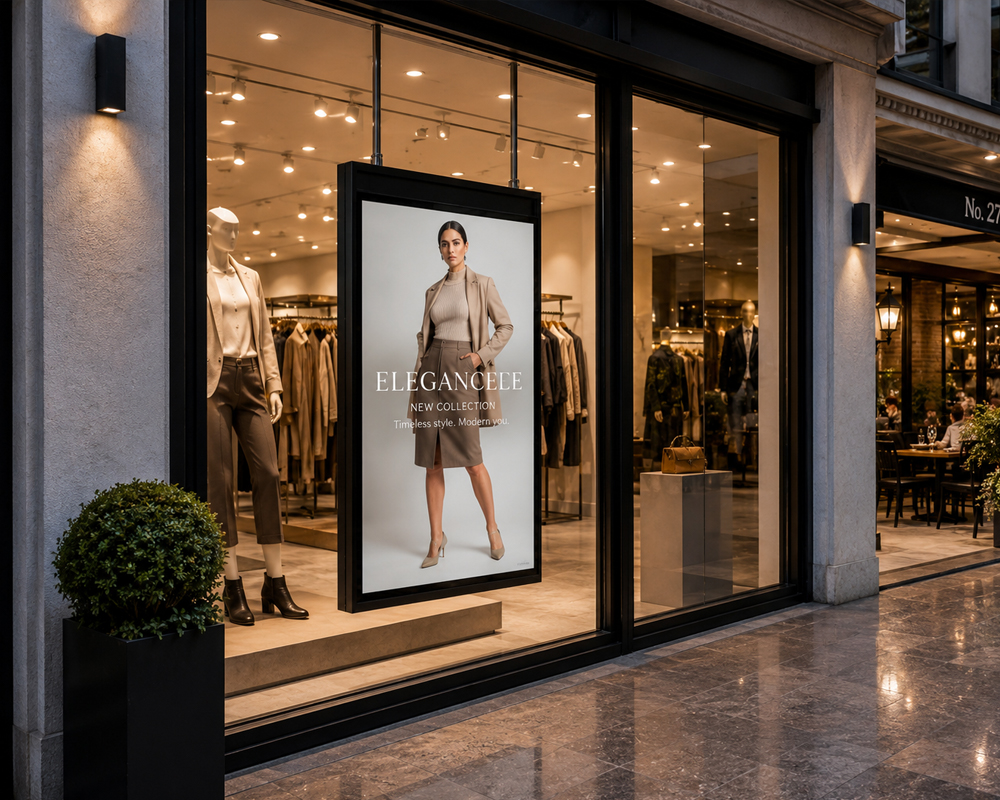 Window Poster Display