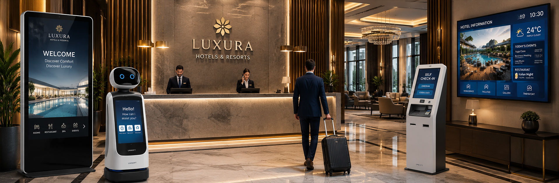 OTEL VE AĞIRLAMA İÇİN AKILLI DİJİTAL DENEYİM PLATFORMU